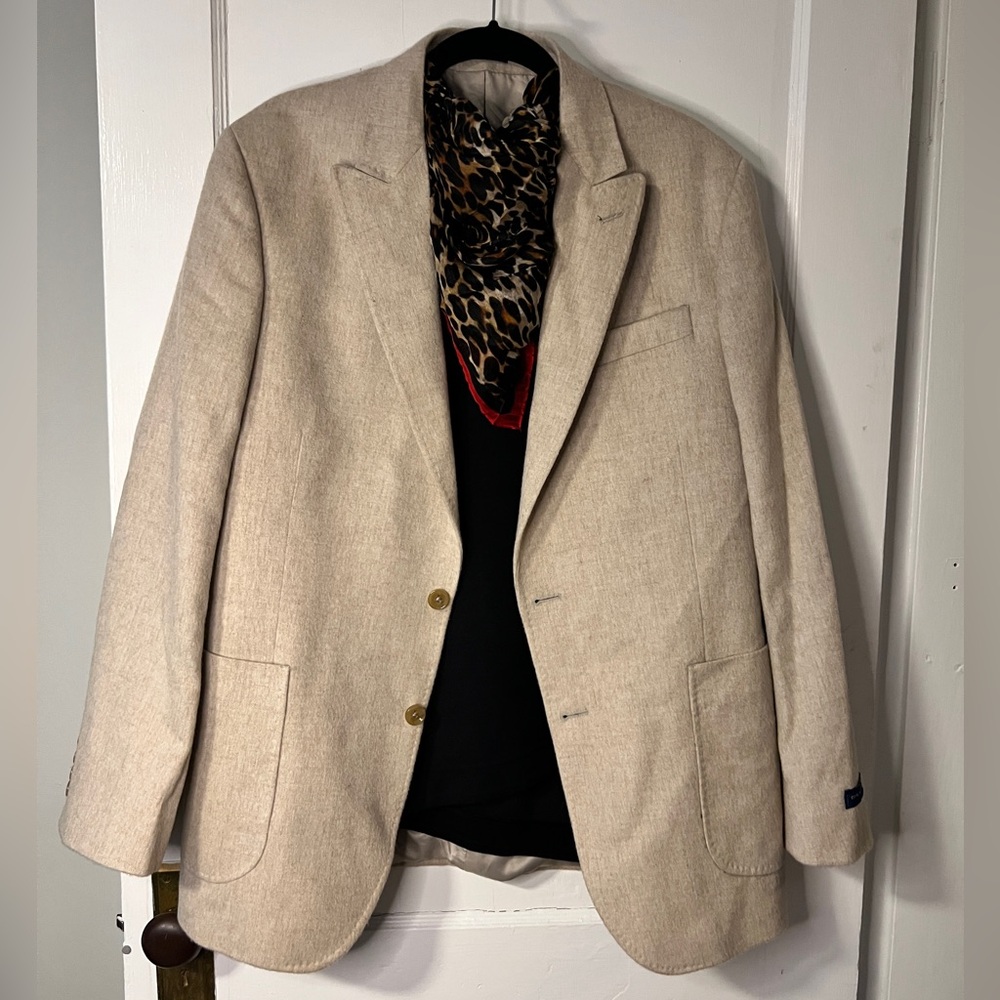 Vintage 90’s Minamalist Camel Hair Blazer